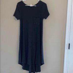 Gray Lula Roe midi T-shirt dress